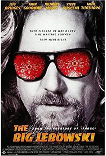 Poster The Big Lebowski Vintage-Filmplakat, Wandkunst, Bilder, Leinwand, Malerei, Poster Und Drucke, Heimdekoration 50X70Cm Kein Rahmen