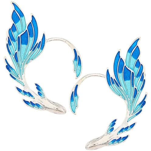 Yardenfun 2pezzi Ear Cuffs Clip Per Donna Orecchini in Lega Di Zinco Design Elegante Per Cosplay e Occasioni Speciali