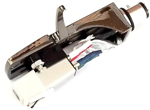 Litz Silver 5N Wired Black Headshell + AT 3600L Cartridge & Stylus For Technics SL 1210, SL 1210 MK2, SL 1210 MK3 & SL 1210 MK3D For DJ Record Vinyl Players Turntables (2010)