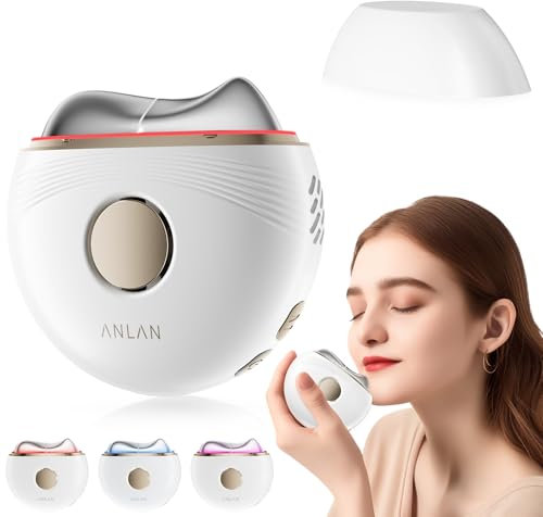 ANLAN Gua Sha Tool for Face Yoga with Red Light Therapy, Heated Massager for Face & Body, Facial Sculpting Device for Skin Lift, Facial Anti-Aging & Toning Device