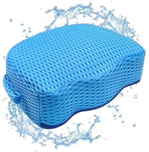 LIUYALO Hot Tub Booster Seat, Weighted SPA Hot Tub Booster Seat for Adults, 3D Air Mesh Hot Tub Seat Accessory, Non-Slip Micro Dot Bottom, Indoor or Outdoor Quick Dry Hot Tub Cushion