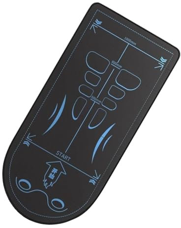 Mihauuke Trainingsgerätematte für Rollrad, Bauch-Kniematte | Rutschfeste Trainingsmatte, Bauch- und Kniematte | 7 mm Schallschutz-Bodenpolster, dickes Kniepolster für Damen und Herren