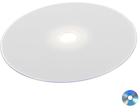 TOYANDONA Dischi Cd Vuoti Alta Capacità Per Masterizzare Musica e Registrazioni Audio Supporto Rapido Per Dvd e Cd Con Custodia Per Archiviazione Dati