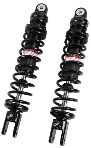 SkyjOy Motorrad StoßDäMpfer Universelle 320-mm-Stoßdämpfer for Motorräder hinten StoßDäMpfer(Noir)