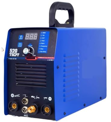 Taglierina al Plasma, Saldatrice ad arco al plasma Saldatura TIG a impulsi Taglio al plasma 50A Saldatura TIG 200A Taglio pulito da 1/2 pollice, alta frequenza