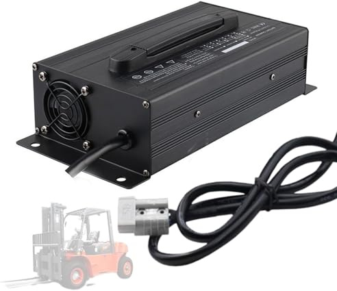 WLEJSL Caricabatterie Carrelli Elevatori Elettrici Completamente Automatico 24 V e 30 A, Caricabatteria Ad Alta Potenza 1200 W con LED Che Mostra, Connettore Anderson 50 A/120 A/175 A/350 A,A1,350A