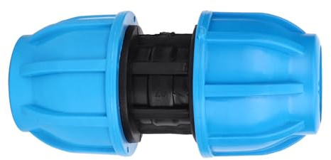 Mumusuki 4 Pezzi Connettore per Tubo Diritto PE 25 Mm Raccordo per Tubo dell'acqua per Collegamenti Idraulici Efficienti