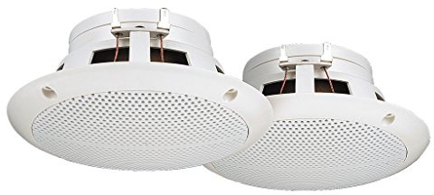 Monacor SPE-230/WS Einbaulautsprecher 50 W 8 Ω Weiß 1 Paar