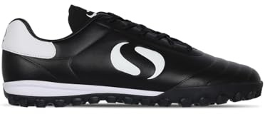 Sondico Mens Strike Astro Turf Trainers Football Boots Black/White 14 (49.5)