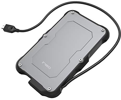 PeakLead USB 3.1 Gen2 SATA Carcasa para Disco Duro Externo de 2.5 C2580 Impermeable Alojamiento Caja con SATA HDD y SSD, Hard Disk Drive Estuche, Adaptador, Caddy, USB Type C Cable