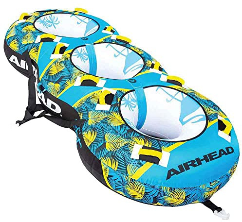 Airhead Blast 3 | 3 Rider Towable Tube for Boating, Blue