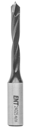 ENT 24025 Dübelbohrer HW, Schaft (S) 8 mm, Durchmesser (D) 5, NL 30 mm, SL 20 mm, L 58 mm, speziell für Mafell DD40P/DDF40