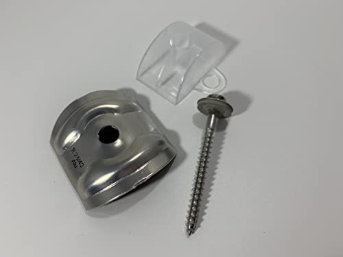 Befestigungs-Set aus Kalotten Abstandhalter Spenglerschrauben Sinus Profil Wellplatten (Sinus Profil 76/18, Kalotte | Abstandhalter | Schraube 4,5x40mm)