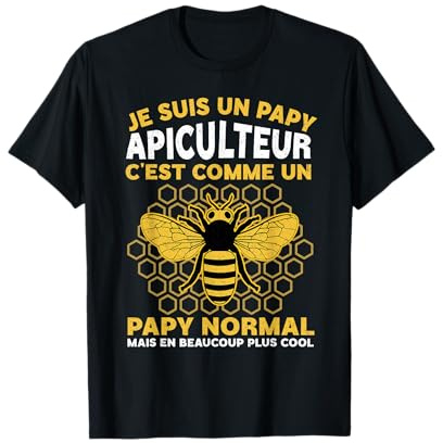 Apiculteur abeille apiculteur papa cadeaux père T-Shirt