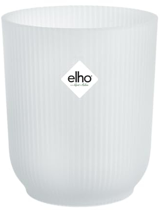 Elho Vibes Fold Orchid High 12,5cm - Orchid Pot Indoor - Pots de Fleurs Intérieur - Plastique 100% recyclé - Transparent/Transparent