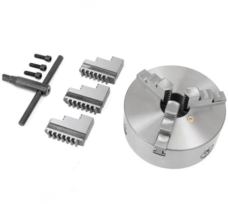 130mm 5 Zoll 3 Backen Selbstzentrierendes Drehfutter K11-130 Metall-Rollfutter for Bohr- und Fräsmaschinen