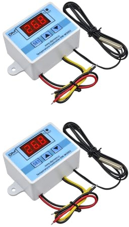 diymore 2PCS W3002 Digital Temperaturregler AC110V-220V Mikrocomputer Thermostat Controller Schaltmodul