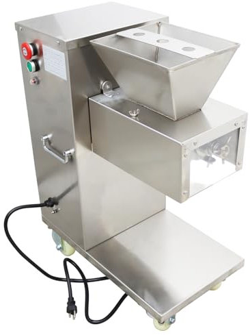 HXLDZOU Commercial Meat Slicer Meat Slicer 12mm Blade Meat Slicer Slicer Meat Grinder Electric Steak Pork Meat Slicer 110V 400KG/H for Restaurant