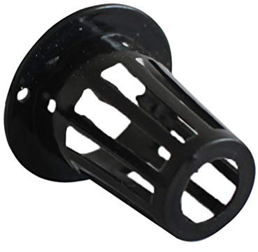 Lot de 10 pots de fleurs hydroponiques en maille pour plantes aéroponiques - Panier de culture sans sol - Noir - 3,4 cm