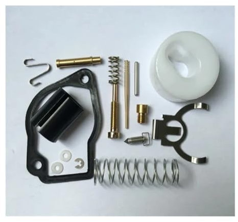 de réparation de carburateur compatible avec R NB411 EC04 BG411 CG411 comprenant une valve à pointeau, un joint à vis de goupille flottante et un ressort pour une révision complète(2 SETS)