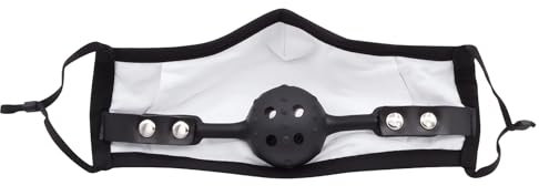 SXOVO BDSM Knebel Mundknebel Silikon Ball Gag mit Vier Luftlöchern Bondage BDSM Spielzeug Gag Mundknebel für Frauen Knebel Sex Sm Männer Erwachsenen-Sexspielzeug