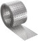 5lfm Aluminium Traufgitter Aluminium (silbern) oder Ziegelrot/Schwarz beidseitig lackiert ALU Vogelschutzgitter Schutzgitter Lüftungsgitter Lüftungsband (Aluminium (silbern), 100mm breit)