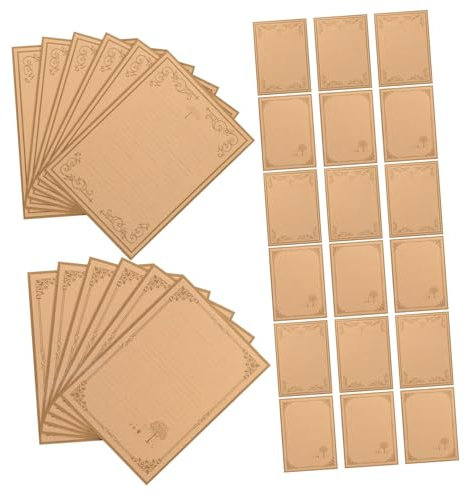 jojofuny 80stücke Vintage Briefpapier Nostalgisches Blanko Schreibpapier Im Klassischen Design Für Briefe Gedichte Dankeskarten Und Persönliche Notizen