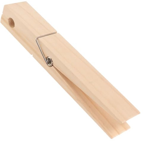 TOPPERFUN Legno Porta Asciugamani Molletta Da Bagno in Legno Gigante Jumbo Antiscivolo Per Foto Accessori Bagno