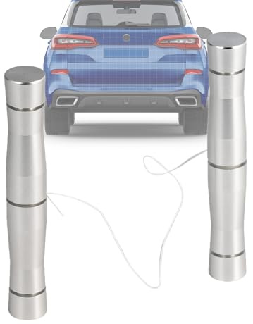 Auto Emblem Entfernungswerkzeug - 25 Nylon Fäden Auto Logo Entferner | Kratzfester Fahrzeugabzeichen Kit Mit Zwei Legierungsgriffen | Perfekt Für Folieranwendung Namensschilder Und Metallschilder
