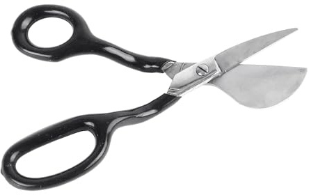 Generic Forbici per Tappeti Resistenti, Forbici per Pisolini a Becco d'anatra da 7 Pollici, per Applique a Becco d'anatra con Impugnatura Ergonomica, Ideali per l'artigianato Artistico