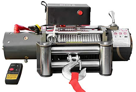 Elektrische Seilwinde 12V Winde 5900Kg Motorwinde 12 Volt Funk