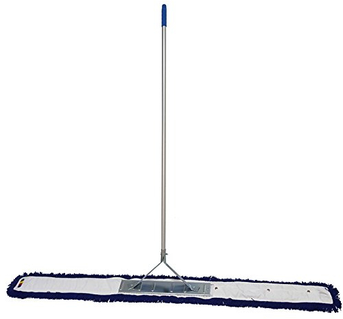 Wischset 160 cm 3-teilig ( 1 x Mopphalter 160 cm 1 x Alu-Stiel 140 cm 1 x Acrylmopp ) Bodenwischset Wischerset Bodenwischer Mopphalter Klapphalter Trockenmopp 160cm
