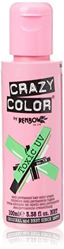 Crazy Go Neon Color Toxic UV no 79, 100ml - crema colorante verde neon