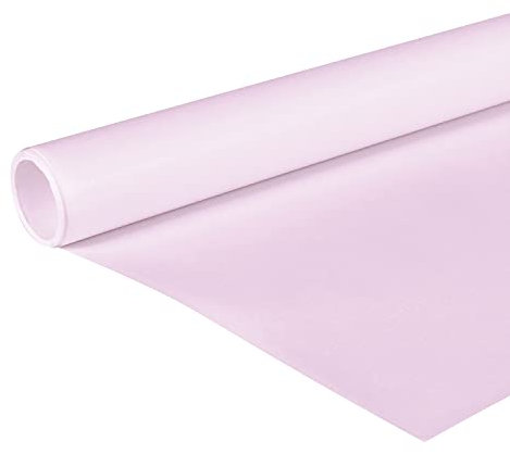 Clairefontaine 195733C - Un Rouleau Kraft Papier Vergé - Couleur : Rose Pâle - Dimensions : 10x0,70m - 65g - Emballage Cadeaux, DIY, Artisanat