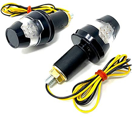 Alchemy Parts Lenkerende Blinker für Motorrad Oder Roller 22mm 25mm 28mm Homologated Paar