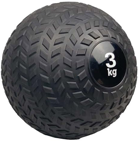Medizinbälle Schwarze Wandkugel, Slam-Kugelgewicht-Kugel-Kern-Muskel-Cardio-Training - Leicht Zum Griff Von Schritt - Schwere PVC-Shell (Size : 3kg/6.6lb)