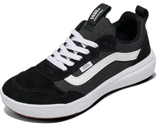 Vans Range Exp Herren Sneaker, Suede Canvas Black White, 40.5 EU