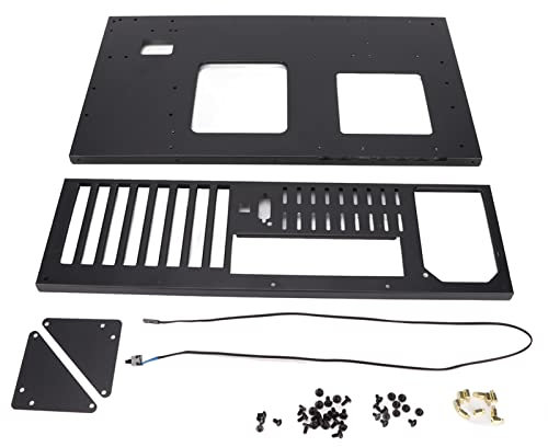 ATX/M‑ATX/ITX Case,Gaming Computer Case Chassis,Open Air Case Frame Graphics Card Mining Machine Cas,DIY Motherboard Rack Mine Rack,Good Heat Dissipation Effect