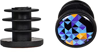 iSpchen 2 Stück Lenkerstopfen Fahrrad Lenkerendkappen Kunststoff Stopfen Lenker Endkappen Fahrradgriffe Stecker Bar End Plugs für Fahrrad MTB Rennrad Mountainbike,Blau