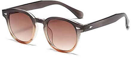 LHSDMOAT Lunettes de soleil rondes vintage style Depp années 70 pour hommes femmes, protection UV400, lunettes de soleil de carnaval pour la conduite, les voyages et les fêtes