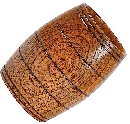 COLLBATH Taza De Madera Natural Para Bebidas Jarra De Cerveza Artesanal Vaso Multifuncional Para Casa y Para Agua y