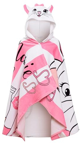 Disney Bambini Principessa Asciugamano Con Cappuccio 100% Cotone Ragazze Poncho Grande Telo Da Bagno Per Bambini Spiaggia Piscina Avvolgere Caldo Nuoto Cambiare Coprire Up