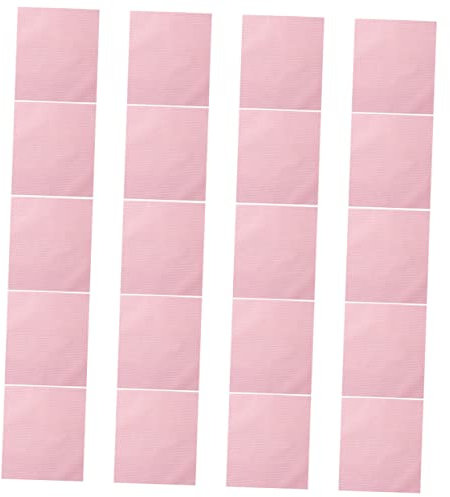 Ciieeo Food Grade Wax Paper Candy Wrappers Pink Striped Oil Absorbing Packing Sheets for Cake Roll Wrapping and Snack Food 50pcs