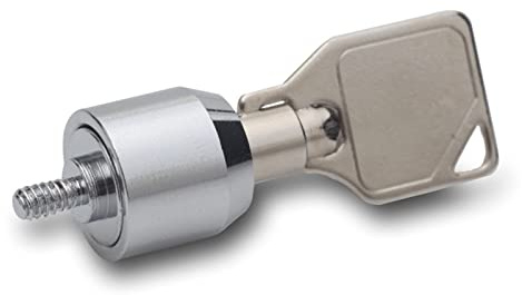 Riiichflowshop Computergehäuse-Schraubenstile Schloss Desktop-Computer-Hosting-Chassis-Schloss PC-Verwaltungsschloss Diebstahlsicherungsschloss mit Schlüsseln aus Metall