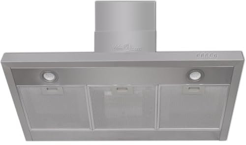 Campana plana de cocina ultra silenciosa 900 mm acero inoxidable 02_0005873