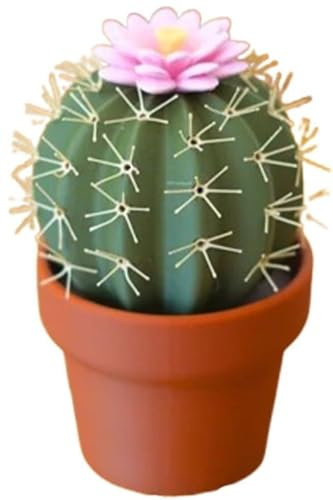 Salière et poivrière en Forme de Cactus, Ensemble de moulins à sel et à Poivre imprimés en 3D, Mini moulins à épices de Cuisine Mignons et Rechargeables, décoration Amusante en Forme de Cactus(1pcs)