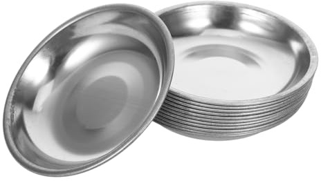 Mipcase 12pièces Lot De Petits Bols à Sauce Acier Inoxydable Pour Préparation Mélange Et Service De Repas
