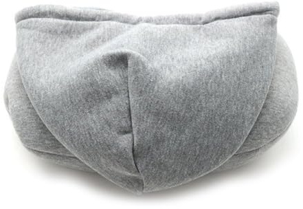 Hemobllo Oreiller Cervical en Mousse à Mémoire De u avec Capuche, Dimensions 28x30x9 Cm, Velours Pelucheux Doux, Lumière Et Bruit, Voyage Bureau Train Bus | 28 X 30x9cm, Léger et Portable, Bloque Lumière, pour Train et Bus, Confort Quotidien