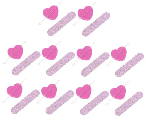 ARTSEWPLY 10 Set Kit Manicure Strumenti Unghie con Sponge Nail Buffers e Blocchi per Lucidatura Accessori Professionali per Unghie Facili e Sicuri