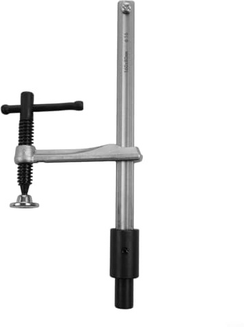 Jotekonoby Desktop Hold Down Clamp For Woodworking Benches, Quick Acting Dog Hole Clip, 16/28mm Compatible, 160Mm Range, Metal Workshop Tool(16mm)